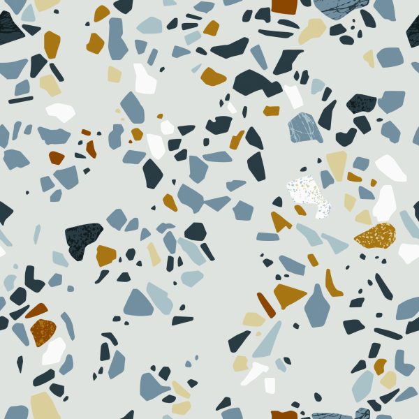 Behang Veelkleurig Terrazzo - Afbeelding 2