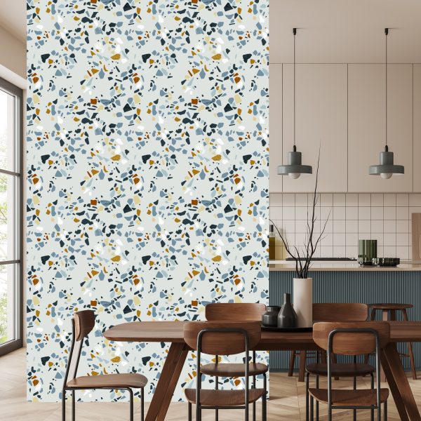 Behang Veelkleurig Terrazzo - Afbeelding 4