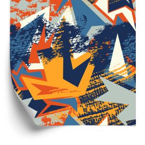 Behang Graffiti-Tekeningen Voor Jongeren