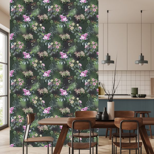 Behang Bloemenpatroon - Afbeelding 4