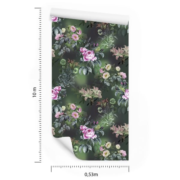 Behang Bloemenpatroon - Afbeelding 8