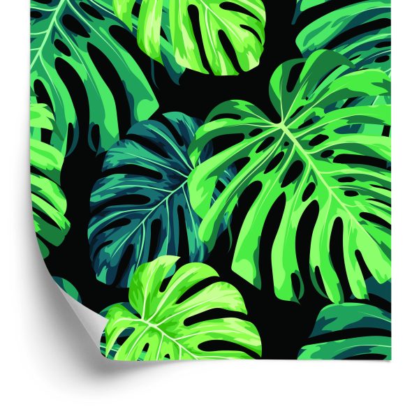 Behang Monstera Vertrekt