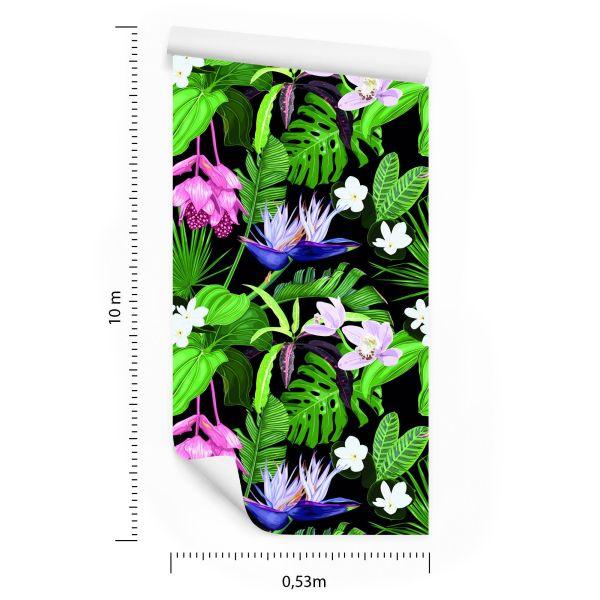 Behang Exotische Palmbladeren - Afbeelding 8