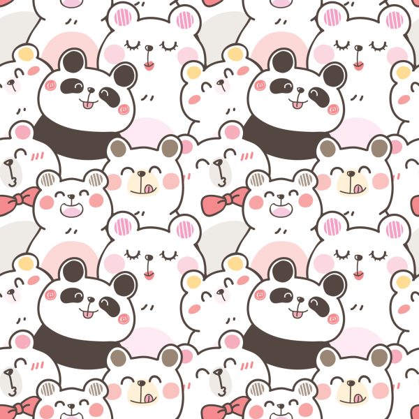Behang Dieren In Pastelkleuren - Afbeelding 2