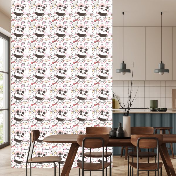 Behang Dieren In Pastelkleuren - Afbeelding 4