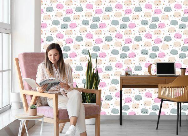 Behang Voor Kinderen - Kleine Katten - Afbeelding 7