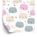 Behang Voor Kinderen - Kleine Katten