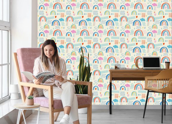 Behang Regenboog - Afbeelding 7