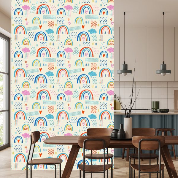 Behang Regenboog - Afbeelding 4