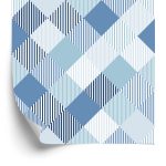 Behang Geometrisch Gekleurde Diamanten