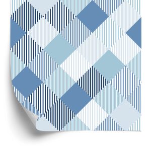 Behang Geometrisch Gekleurde Diamanten
