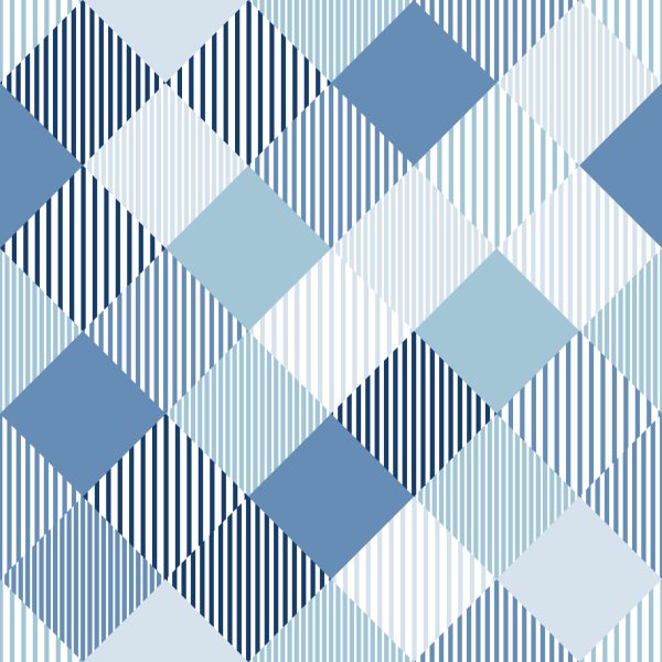 Behang Geometrisch Gekleurde Diamanten - Afbeelding 2