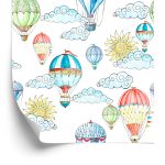 Behang Ballonnen En Zon