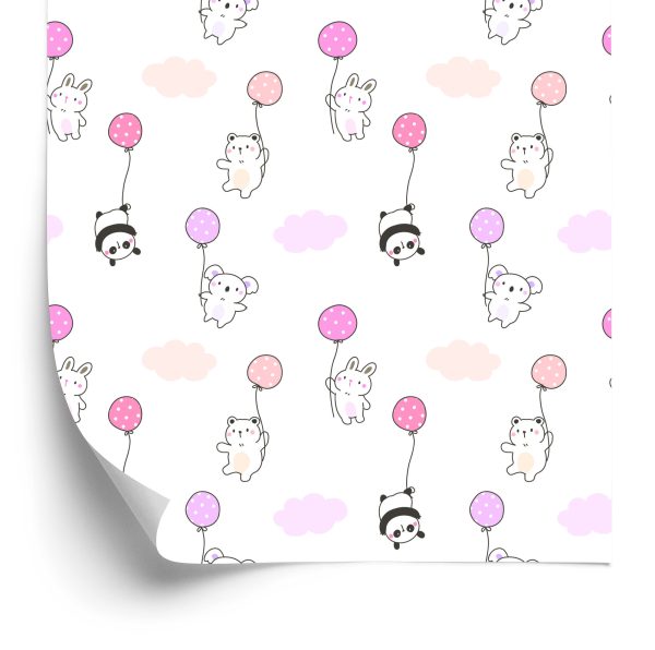 Behang Dieren Met Ballonnen