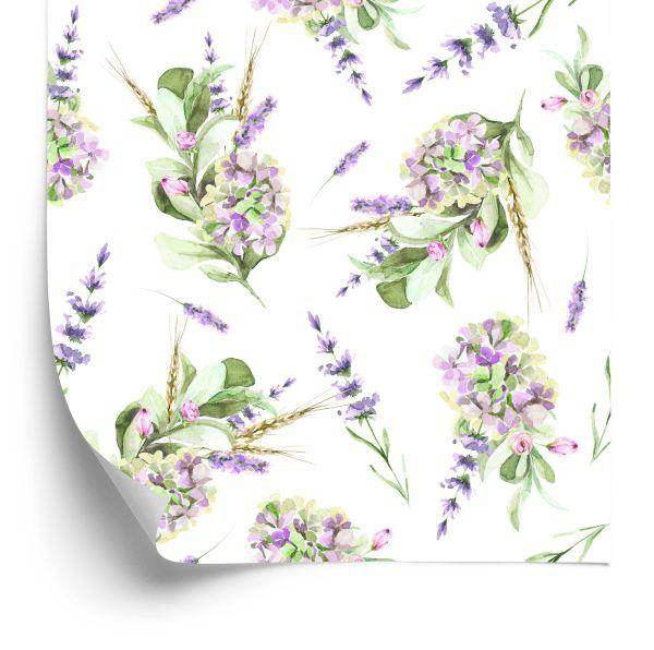 Behang Boeketten Met Lavendel