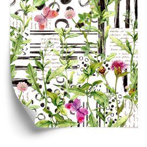 Behang Lente Planten