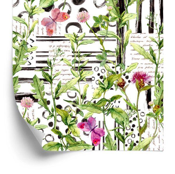 Behang Lente Planten