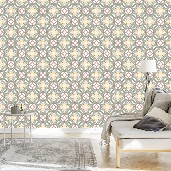 Behang Geometrische Ornamenten - Afbeelding 3