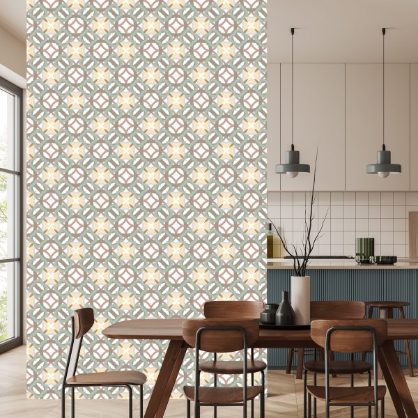 Behang Geometrische Ornamenten - Afbeelding 4