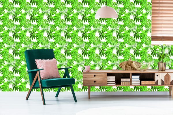 Behang Groene Bladeren - Afbeelding 6