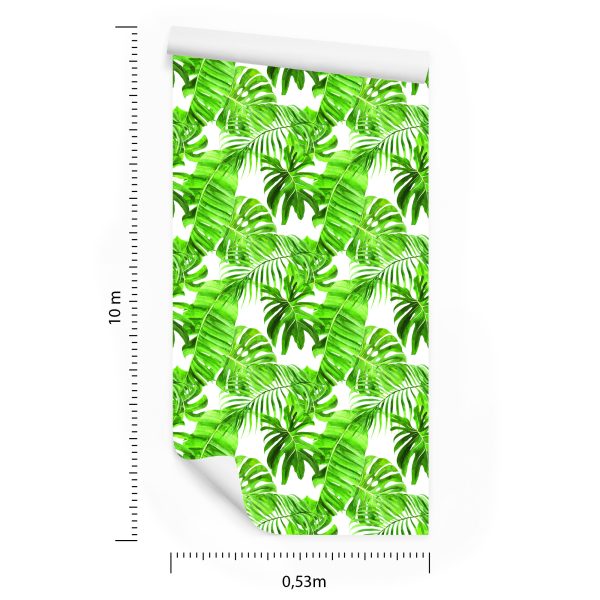 Behang Groene Bladeren - Afbeelding 8