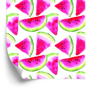 Behang Met Fruit Watermeloenen Voor Keuken Eetkamer