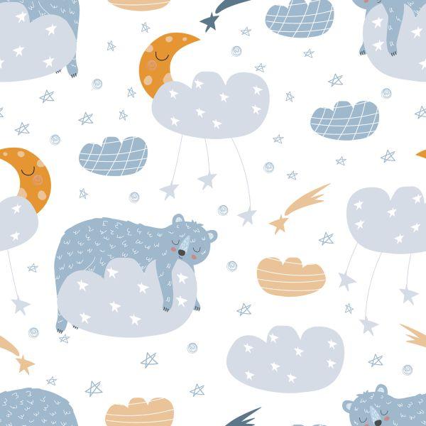 Behang Teddyberen In De Wolken - Afbeelding 2