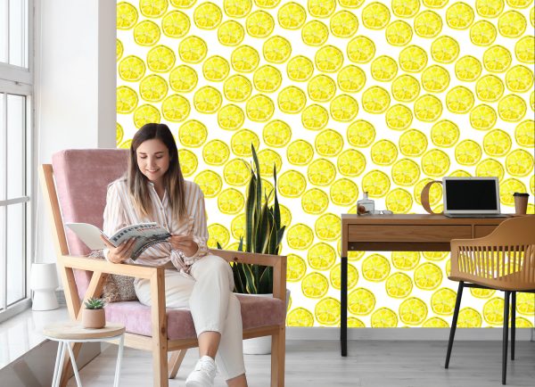 Behang Citroenfruit Voor Eetkeuken - Afbeelding 7
