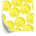 Behang Citroenfruit Voor Eetkeuken