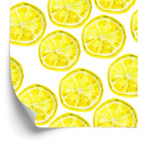 Behang Citroenfruit Voor Eetkeuken