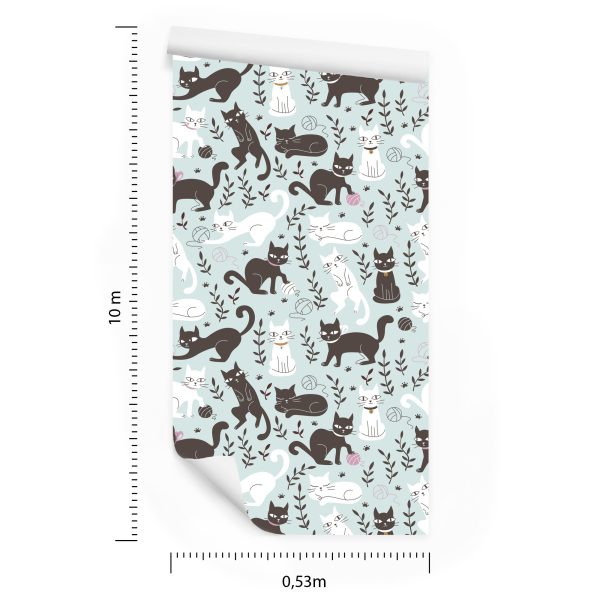 Behang Voor Kinderen - Lieve Katten - Afbeelding 8