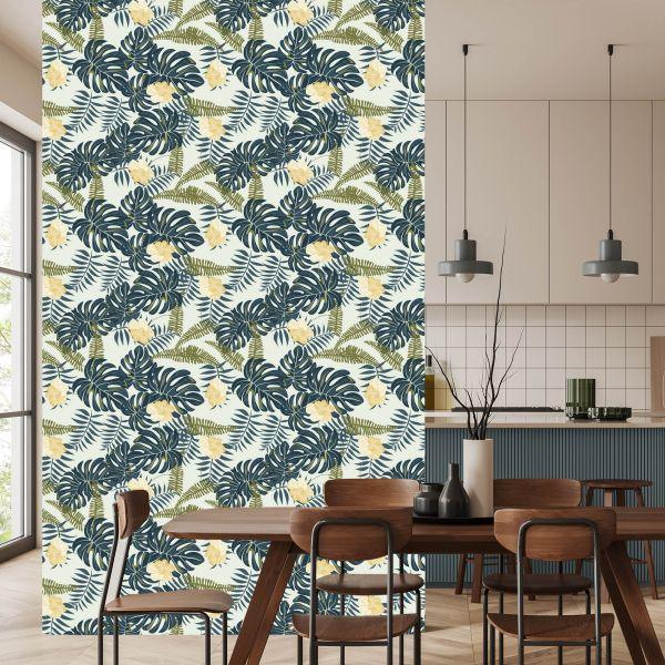 Behang Groene Bladeren - Afbeelding 4