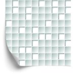 Behang 3D Geometrische Figuren Pleinen Woonkamer