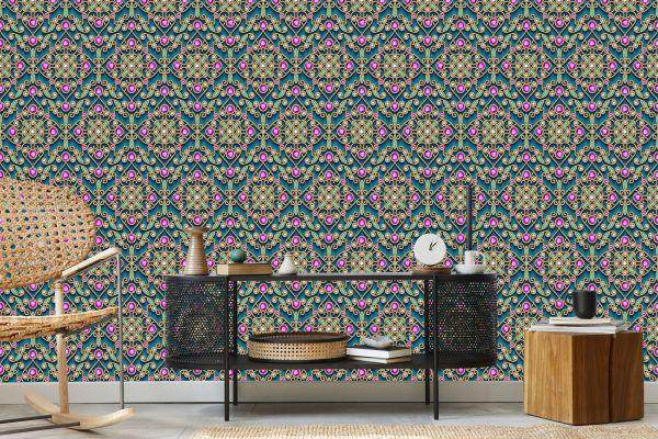 Behang Koninklijke Ornamenten Van De Juwelen - Afbeelding 5