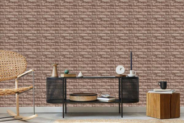 Behang Prachtige Moderne Baksteen - 3D-Effect - Afbeelding 5