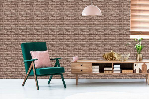 Behang Prachtige Moderne Baksteen - 3D-Effect - Afbeelding 6