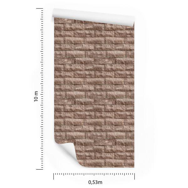 Behang Prachtige Moderne Baksteen - 3D-Effect - Afbeelding 8