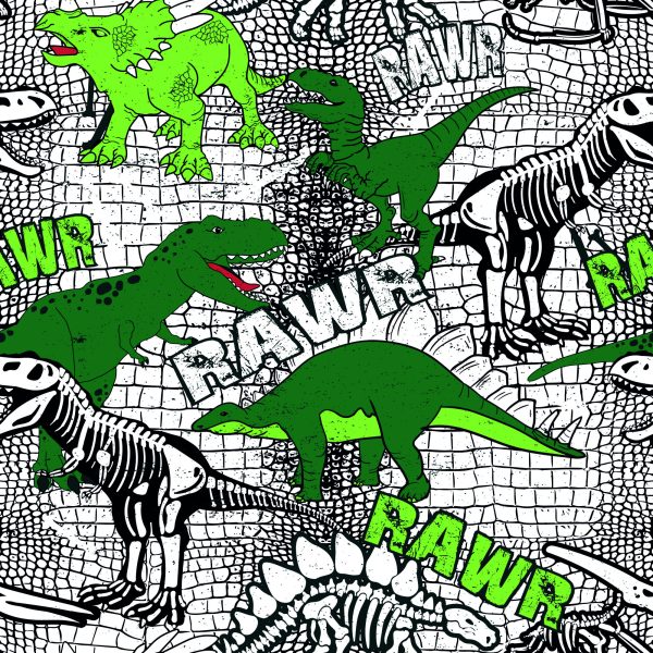 Behang Dinosaurussen Dieren Voor De Jeugdkamer - Afbeelding 2