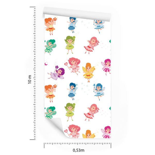 Behang Muursprookjesfee Voor De Kinderkamer - Afbeelding 8