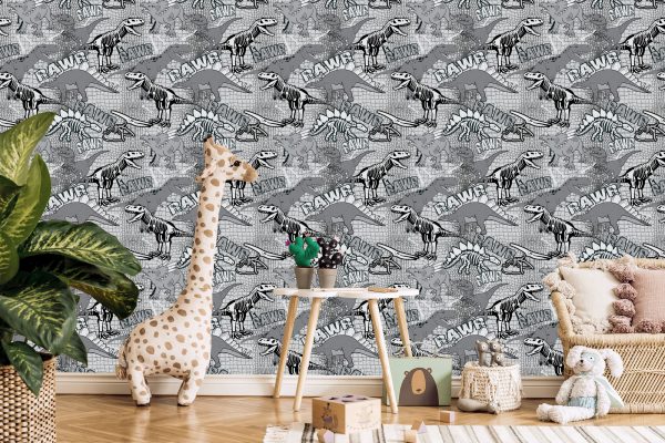 Behang Fotobehang Dinosaurs For Youth Room - Afbeelding 5