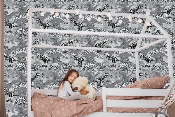 Behang Fotobehang Dinosaurs For Youth Room - Afbeelding 7