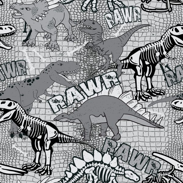 Behang Fotobehang Dinosaurs For Youth Room - Afbeelding 2