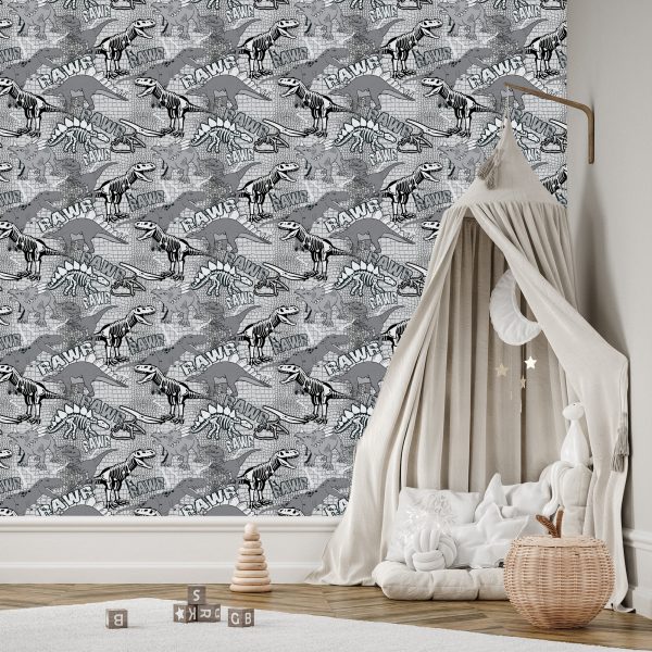 Behang Fotobehang Dinosaurs For Youth Room - Afbeelding 3