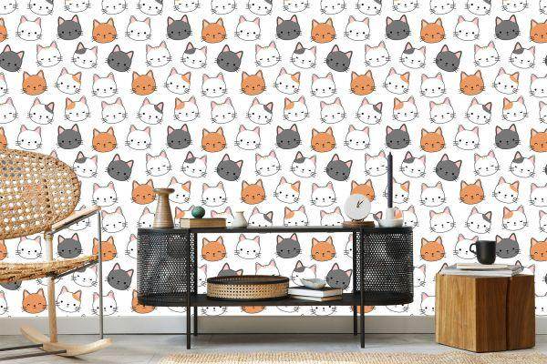 Behang Voor Kinderen - Kleine Katten - Afbeelding 5