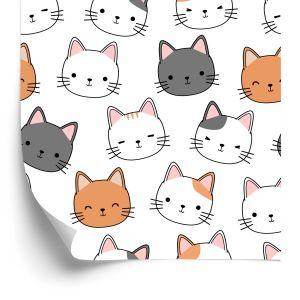 Behang Voor Kinderen - Kleine Katten