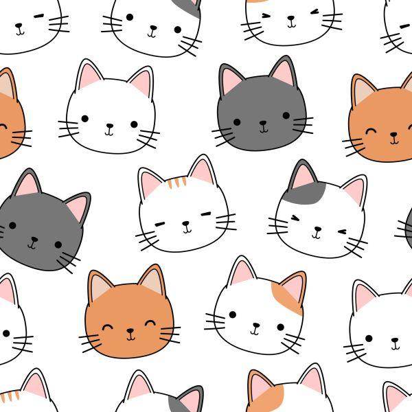Behang Voor Kinderen - Kleine Katten - Afbeelding 2