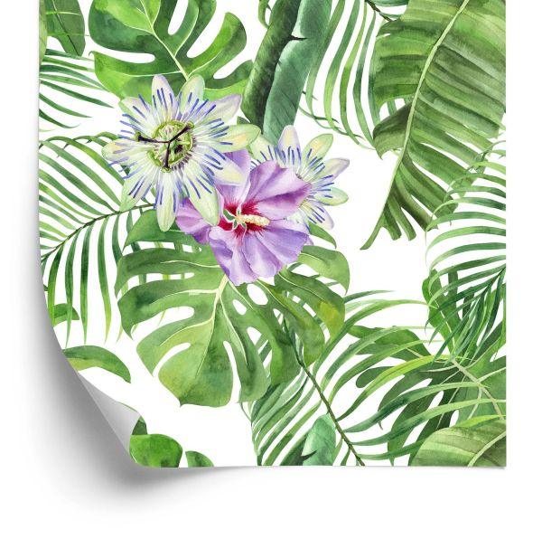Behang Exotische Bladeren