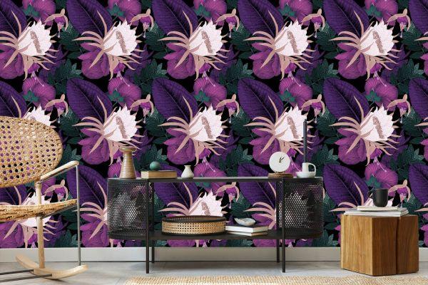Behang Bloem Thema - Afbeelding 5