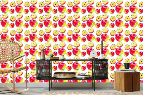 Behang Appels Fruit Voor Eetkeuken - Afbeelding 5