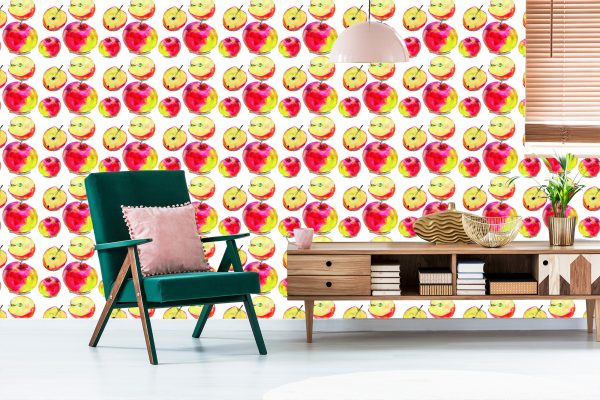 Behang Appels Fruit Voor Eetkeuken - Afbeelding 6